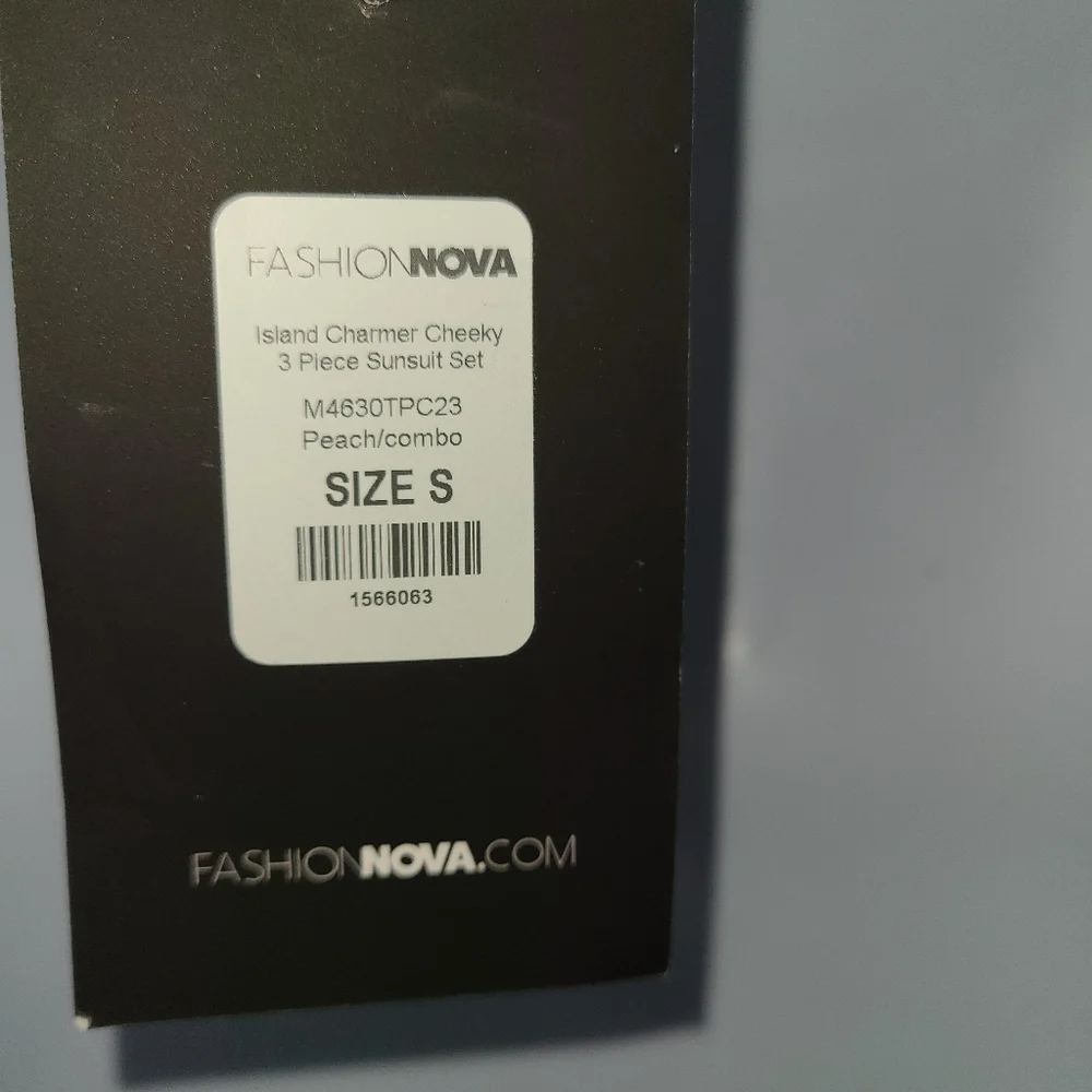 2/$40 NWT 3 piece Fashion Nova bikini coverup set sun suit snake island charmer - Picture 5 of 12